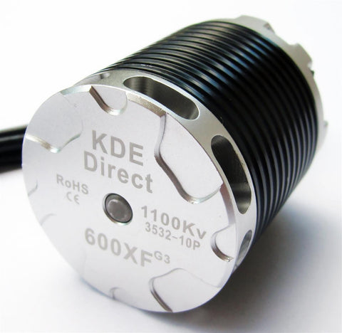 KDE600XF-1100-G3 Brushless Motor for 550/600/650-Class Electric Single-Rotor Series