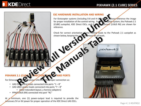 KDE-UAS125UVC-HE 125A+UHV Electronic Speed Controller (ESC) for Multi-Rotor (UAS) Series