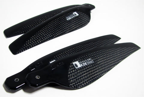 KDE-CF155-DP-M4 Propeller Blades, 15.5" x 5.3, Dual-Edition Series (CW/CCW Pair)
