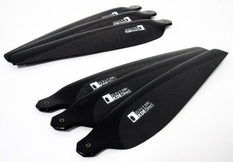 KDE-CF215-TP-M4 Propeller Blades, 21.5" x 7.3, Triple-Edition Series (CW/CCW Set)