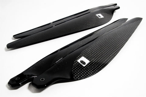 KDE-CF245-DP Propeller Blades, 24.5" x 8.1, Dual-Edition Series (CW/CCW Pair)