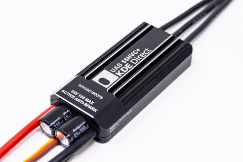 KDE-UAS55HVC 55A+HV Electronic Speed Controller (ESC) for Electric Multi-Rotor (UAS) Series