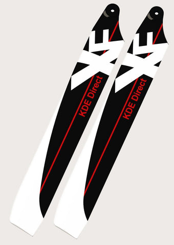 KDE130-XFMRB XF Main Rotor Blades for E-Flite Blade 130 X Series Helicopters
