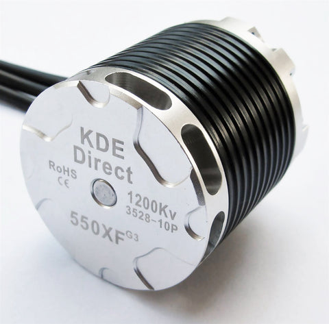 KDE550XF-1200-G3 Brushless Motor for 500/550/600-Class Electric Single-Rotor Series