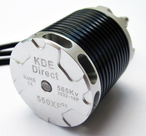 KDE550XF-565-G3 Brushless Motor for 500/550/600-Class Electric Single-Rotor Series